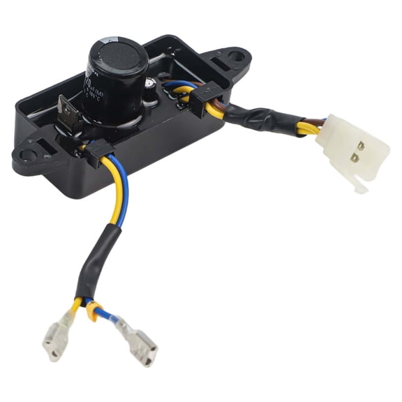 AVR Automatic Voltage Regulator Rectifier Single Phase for 2KW-3KW Generator, Plastic Housing with Electric Start Compatibility