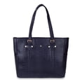 thumbnail image 1 of AVRIL - Work Tote ( Dark Blue-100% Genuine Leather ), 1 of 5
