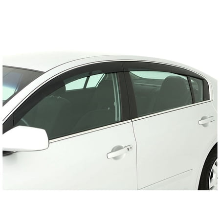 Auto Ventshade (AVS) by RealTruck Low Profile Ventvisor / Window Deflectors Smoke 4 Pc. Set Compatible with 2007-2012 Nissan Altima Sedan
