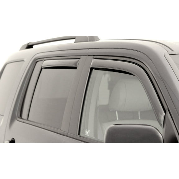Auto VentShade (AVS) 194072 Ventvisor In-Channel Front Rear Window Deflectors 4pc - Smoke Fits 09-18 Dodge Journey