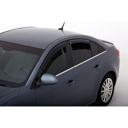 Auto VentShade (AVS) 94611 Outside Mount Ventvisor Window Deflectors Front & Rear Set 4 Pc. Set Fits 2011-2015 Chevy Cruze