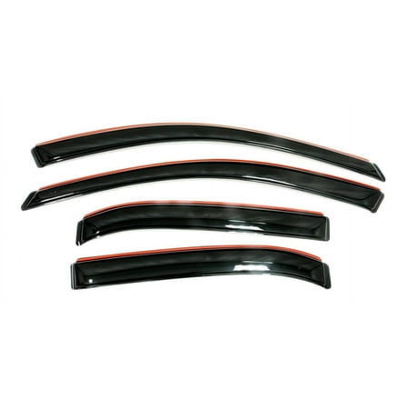 AVS 13-18 Toyota Avalon Ventvisor In-Channel Front Rear Window Deflectors 4pc - Smoke