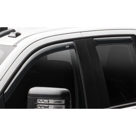 AVS 20-21 Chevy Silverado 2500/3500 Ventvisor In-Channel Front Rear Window Deflectors 4pc - Smoke
