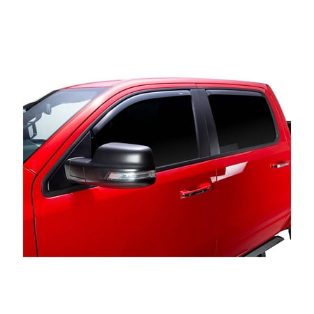 Auto VentShade (AVS) 194818 In-Channel Ventvisor Window Deflectors 4 Pc. Set Fits 2019-2024 Dodge Ram 1500 Crew Cab