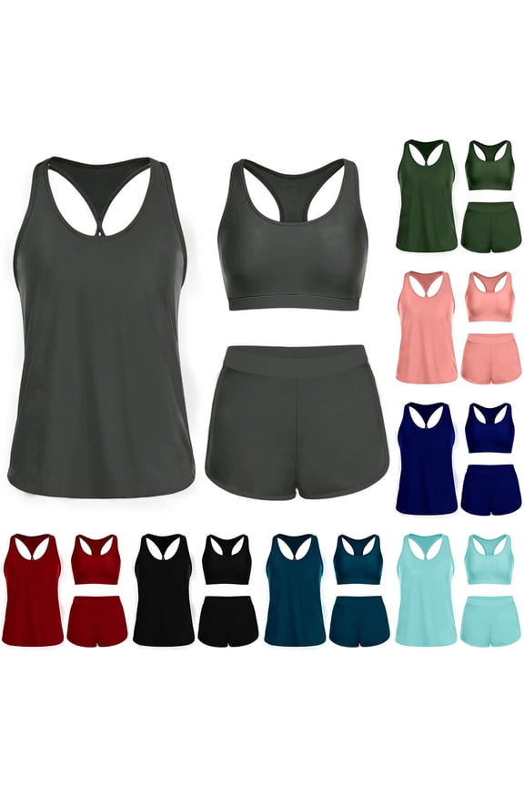 And Loose Fashion Cushion No Drawstring Women's Chest Steel With Color Support Solid Split Bikinis Tops Swimsuit