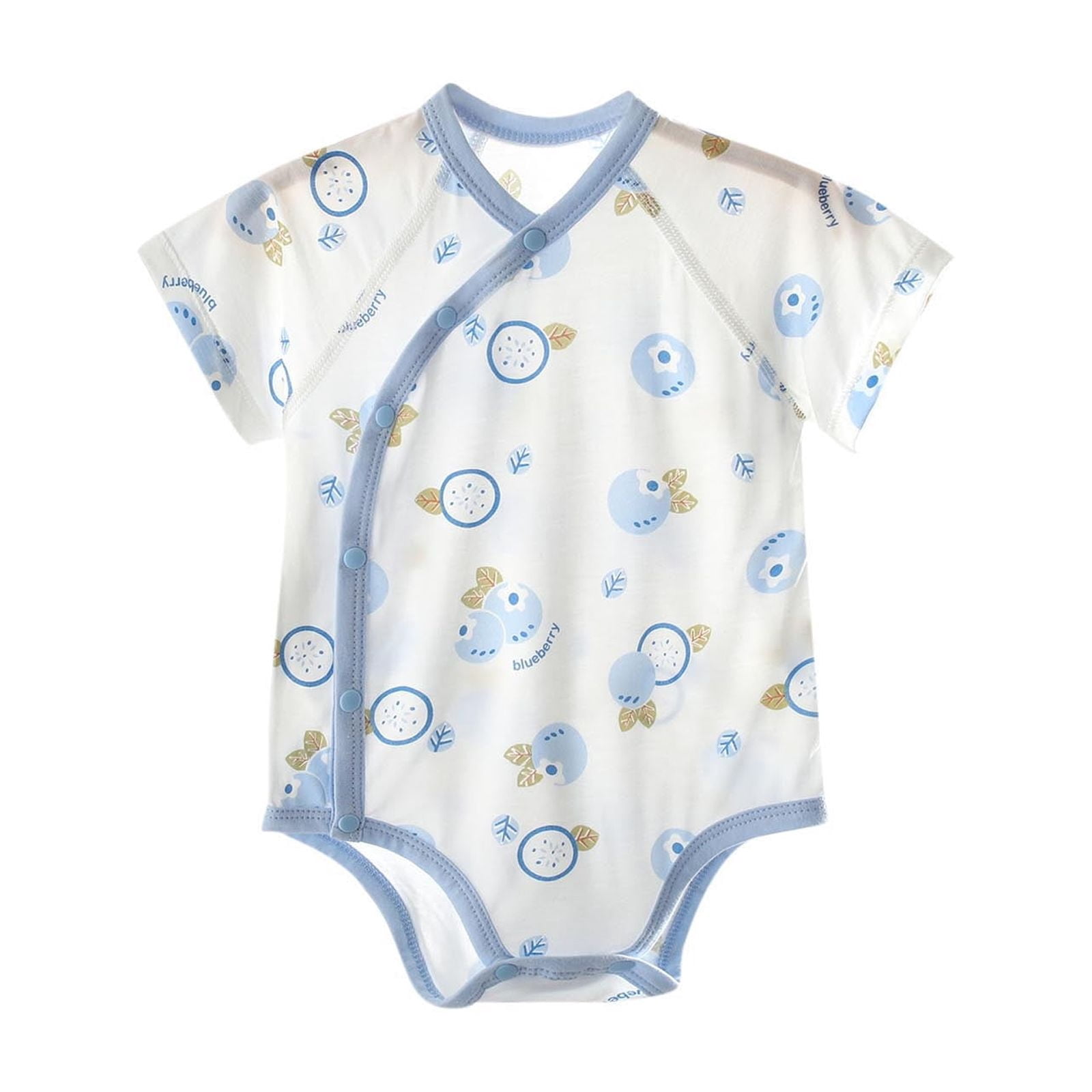 Peanuts Snoopy Baby Bodysuit - White Short Sleeve Creeper, Snap Closure, Unisex Infant Outfit
