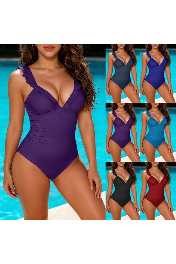 Chest Solid Backless Steel With And Women Color No Fashion Summer Cushion Support Strap Bikinis Swimsuit