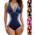 thumbnail image 1 of AVTOIFY Color Women's Bikinis Tops Swimsuit Figure-Flattering Abdomen-Smoothing Shapewear Bathing, 1 of 4