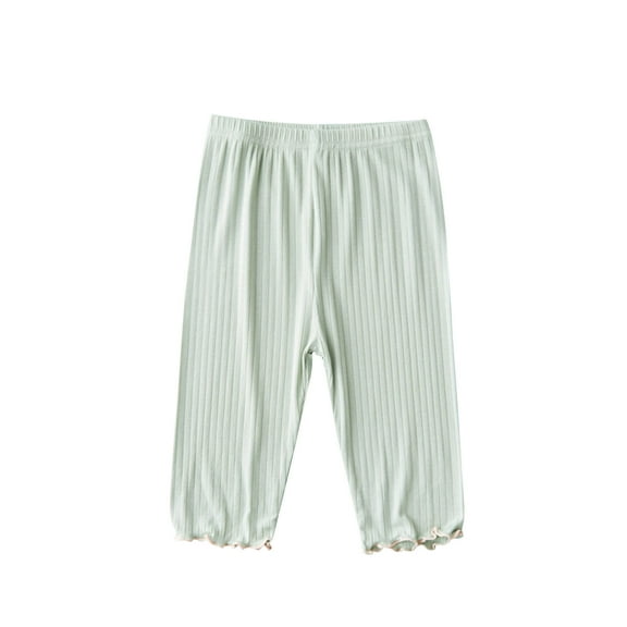 AVTOIFY Girls Shorts, Shorts for Girls, Children's Summer Solid Color Lightweight and Comfortable and Casual Elastic Shorts For Kids, Toddler Girl Clothes, Girls Summer Clothes, Green