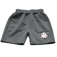 thumbnail image 1 of Avtoify Summer Girls Half Shorts Pants Cow Print Casual Sports Bottoms for Kids Aged 2-12 Elastic Waist Five Inch Daily Outer Wear, 1 of 3