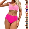 thumbnail image 1 of AVTOIFY Women's One-Piece Bikini Set Bikini High Waisted Split Swimsuit, 1 of 8