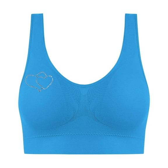 AVTOIFY Womens Plus Size Bras, Wireless Bras for Women, Women's Seamless One-Piece non-Wired Breathable Push-Up Bra