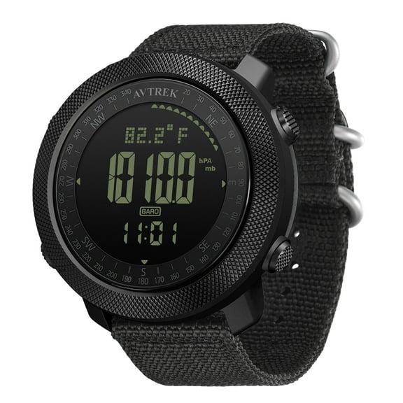 AVTREK Mens Outdoor Sport Tactical Survival Watches Hiking Digital Wrist Watch Smart Swimming Military Army Altimeter Barometer Compass Watches