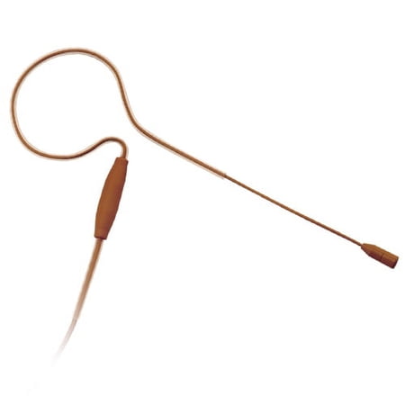 AVTronics Pro Series Cocoa Earworn Microphone terminated for Sennheiser or Nady Wireless Mic Systems