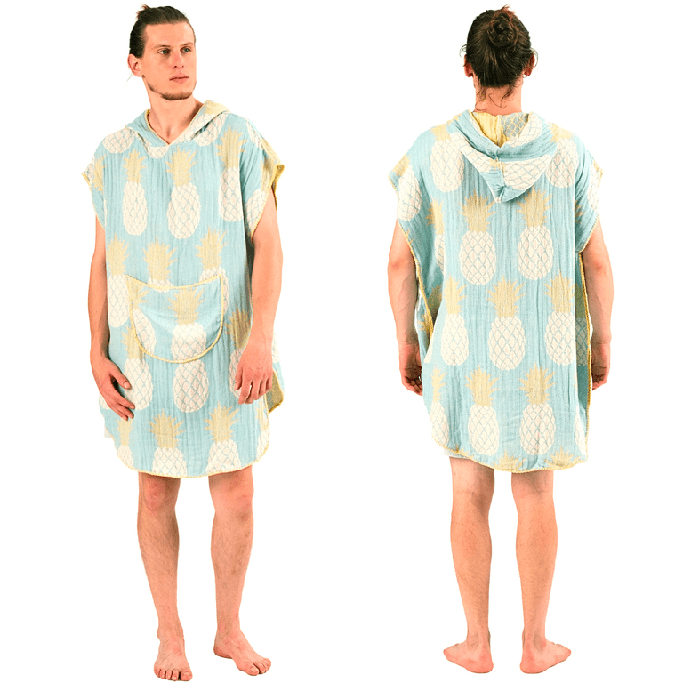 Surf Poncho Changing Robe - Lightweight Turkish Towel