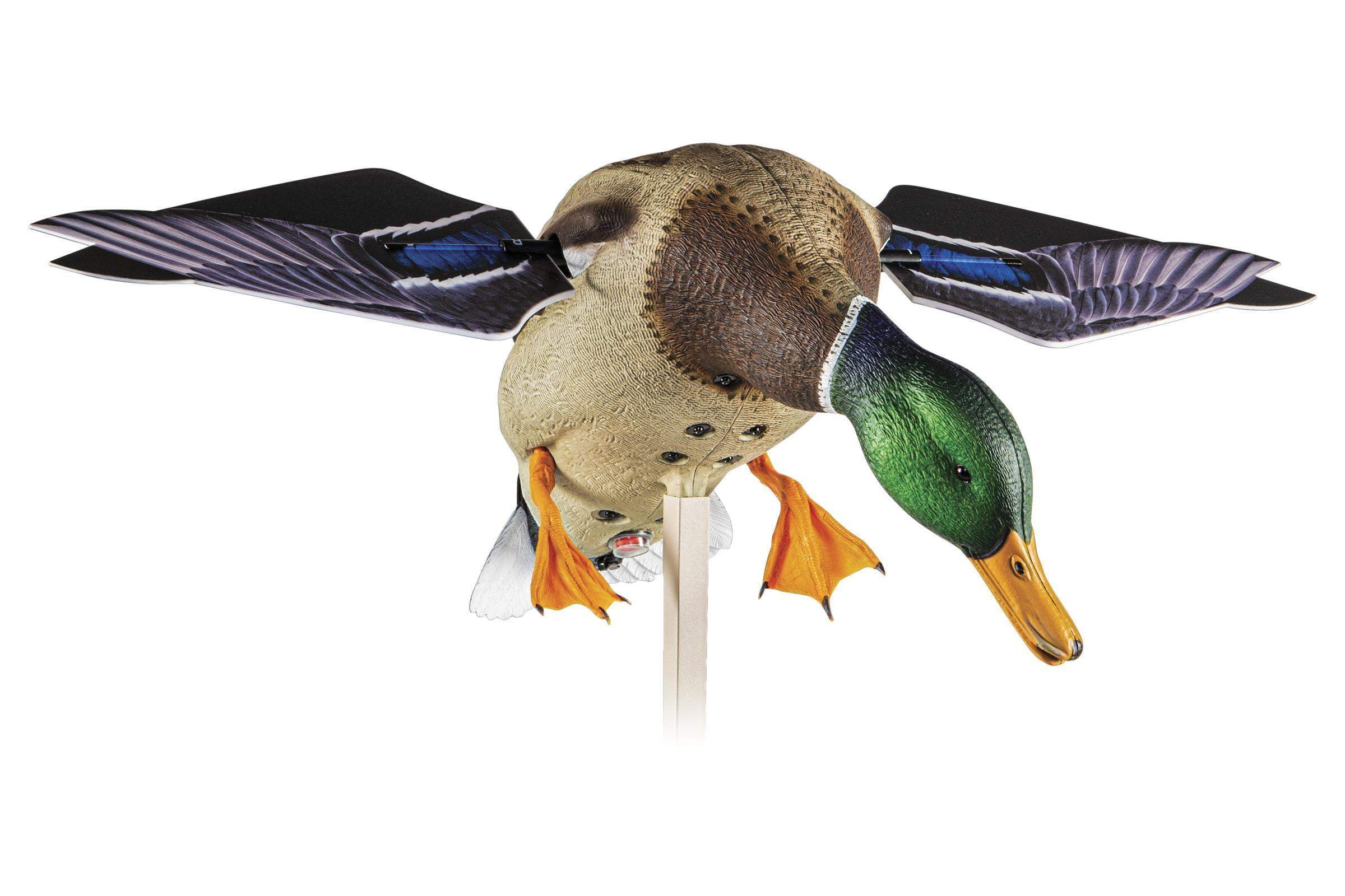 Realistic Mallard Duck Decoy with Spinning Wings