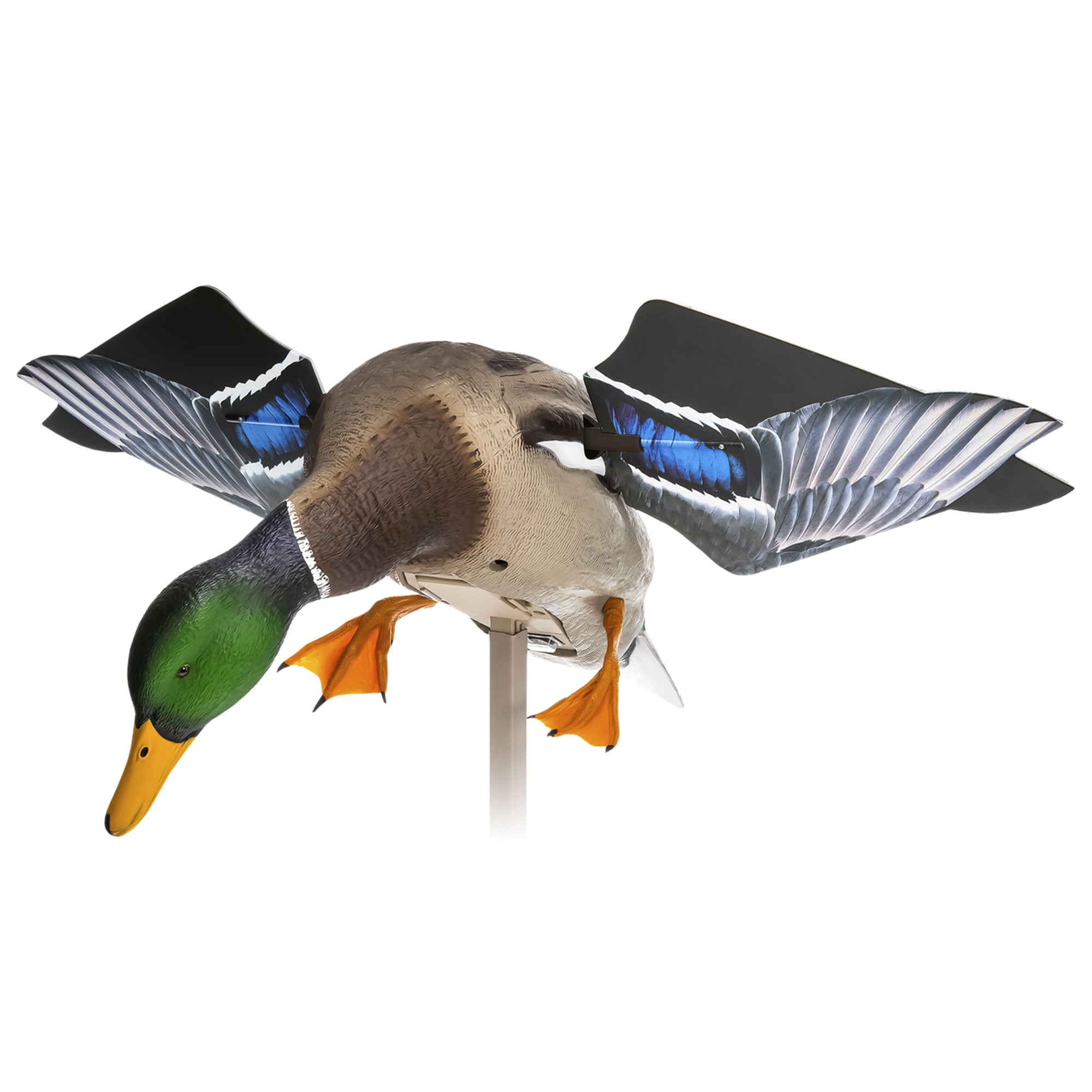 Realistic Mallard Duck Decoy with Spinning Wings
