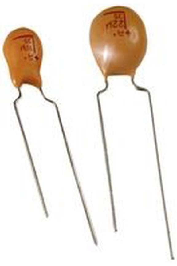 TAP475K016SCS CAPACITOR TANT, 4.7UF, 16V, 5 OHM, 0.1, RAD (10 pieces) - TAP475K016SCS