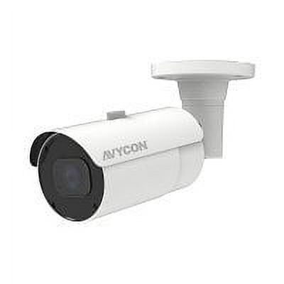 AVYCON AVC-NPB51M Diversity Series 5MP H.265 IR Bullet IP Camera, 2.7-13.5mm Motorized Lens, White