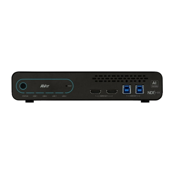 AVer MT300N Video Conference Equipment - 3840 x 2160 Video (Live) - 4K - 60 fps - H.264, H.265, MJPEG - 2 x Network (RJ-45) - 3 x HDMI In - 2 x HDMI Out - USB - Gigabit Ethernet - External Speaker(...