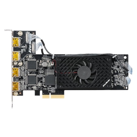 AVerMedia 1080p60 HDMI 4-Channel Low Profile Video Capture Card, Black