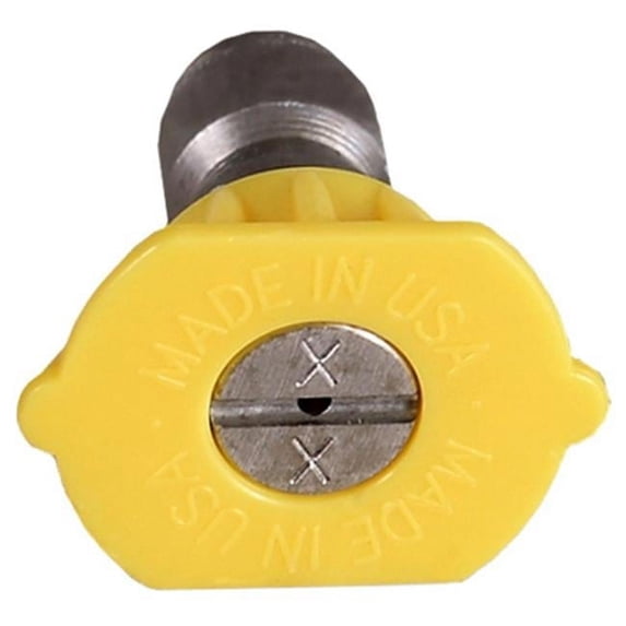 AW-0018-0150 3.0 Orifice High Pressure Nozzle, 15 Degrees, Yellow