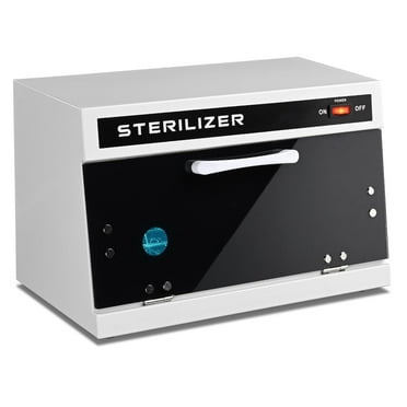 AW 13L Nail Tool Cleaning Machine Cabinet 275nm Blue Light for Manicure Tool Nail Clippers  Skin Beauty Salon Barbershop Spa Equipment Home Metal Tools