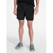 Men's and Big Men's 2 in 1 Gym Shorts with Liner, 6" & 8" Inseams, Sizes S-3XL