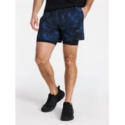Men's and Big Men's 2 in 1 Gym Shorts with Liner, 6" & 8" Inseams, Sizes S-3XL