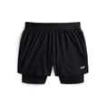 thumbnail image 1 of Athletic Works Boys 2-in-1 Training Shorts with Compression Liner, Sizes 4-18, 1 of 3