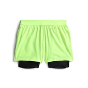 Boys 2-in-1 Training Shorts with Compression Liner, Sizes 4-18