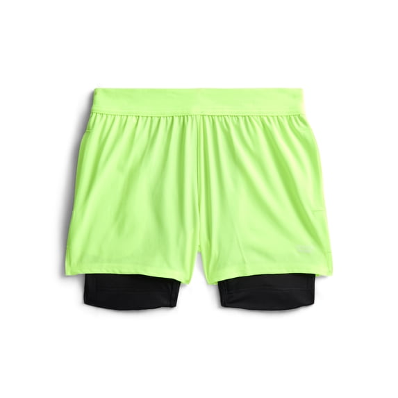 Athletic Works Boys 2-in-1 Training Shorts with Compression Liner, Sizes 4-18