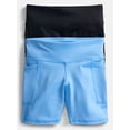 thumbnail image 1 of Athletic Works Girls Active Bike Shorts, 2-Pack, Sizes 4-18 & Plus, 1 of 3