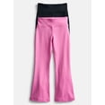 thumbnail image 1 of Athletic Works Girls Active Flare Leggings, 2-Pack, Sizes 4-18 & Plus, 1 of 3