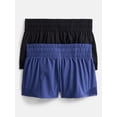 thumbnail image 1 of Athletic Works Girls’ Pull On Running Shorts, 2-Pack, Sizes 4-18 & Plus, 1 of 3