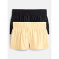 thumbnail image 1 of Athletic Works Girls’ Pull On Running Shorts, 2-Pack, Sizes 4-18 & Plus, 1 of 3