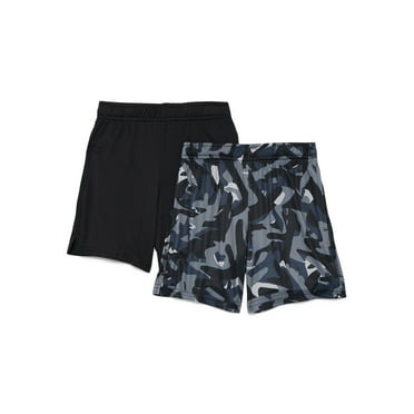 Athletic Works Boys Performance Shorts, 2-Pack, Sizes 4-18 & Husky