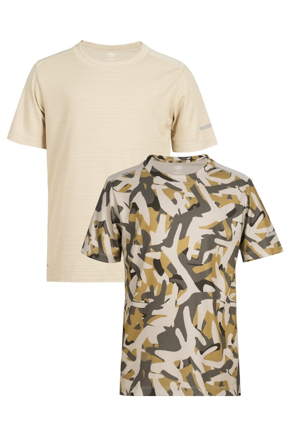 Boy's Active Short Sleeve T-shirt 2-Pack, Sizes 4/5-18