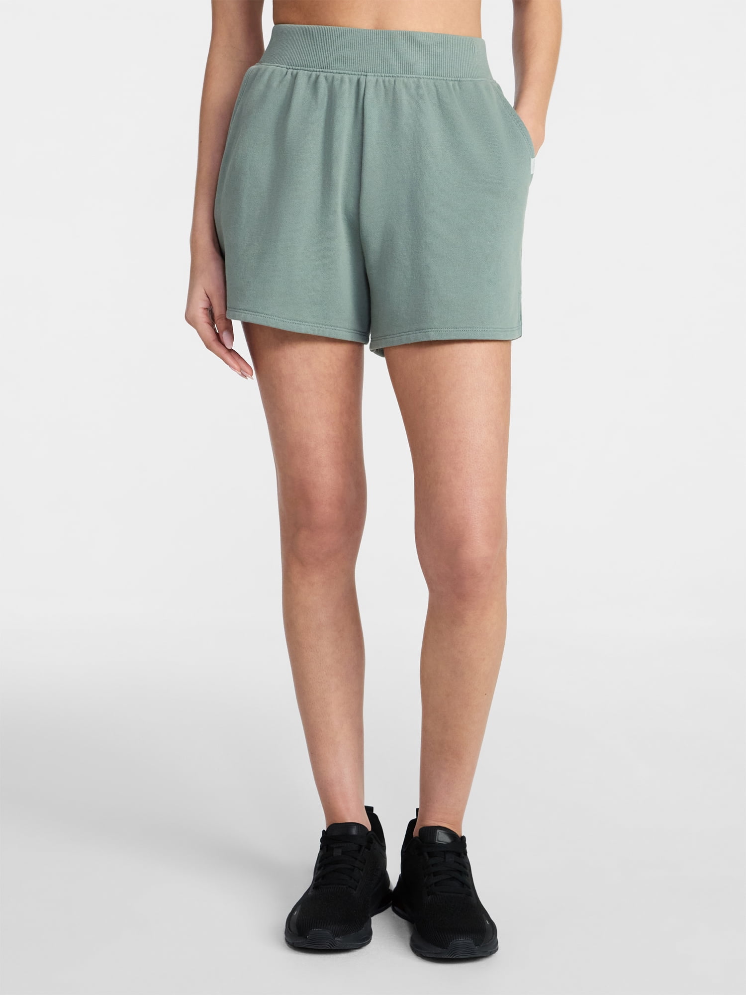 Athletic Works Women's French Terry Shorts, 3" Inseam, Sizes XS-XXXL