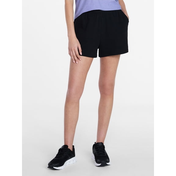 Athletic Works Women's French Terry Shorts, Sizes XS-XXXL