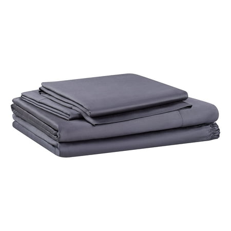 Allswell 4-Piece Soft & Silky Serenity 100% TENCEL™ Bed Sheets Set, Shark, Queen