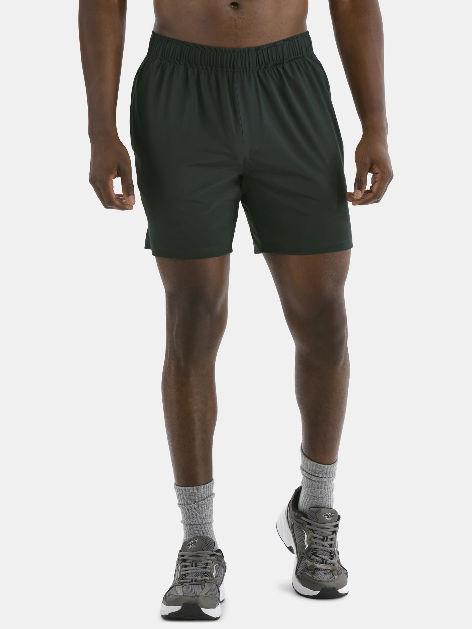 Athletic Works Men's and Big Men's Woven Running Shorts, 6" and 8" Inseams, Sizes XS-5XL