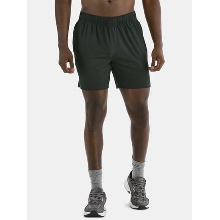 Athletic Works Men's and Big Men's Woven Running Shorts, 6" Inseams, Sizes XS-5XB