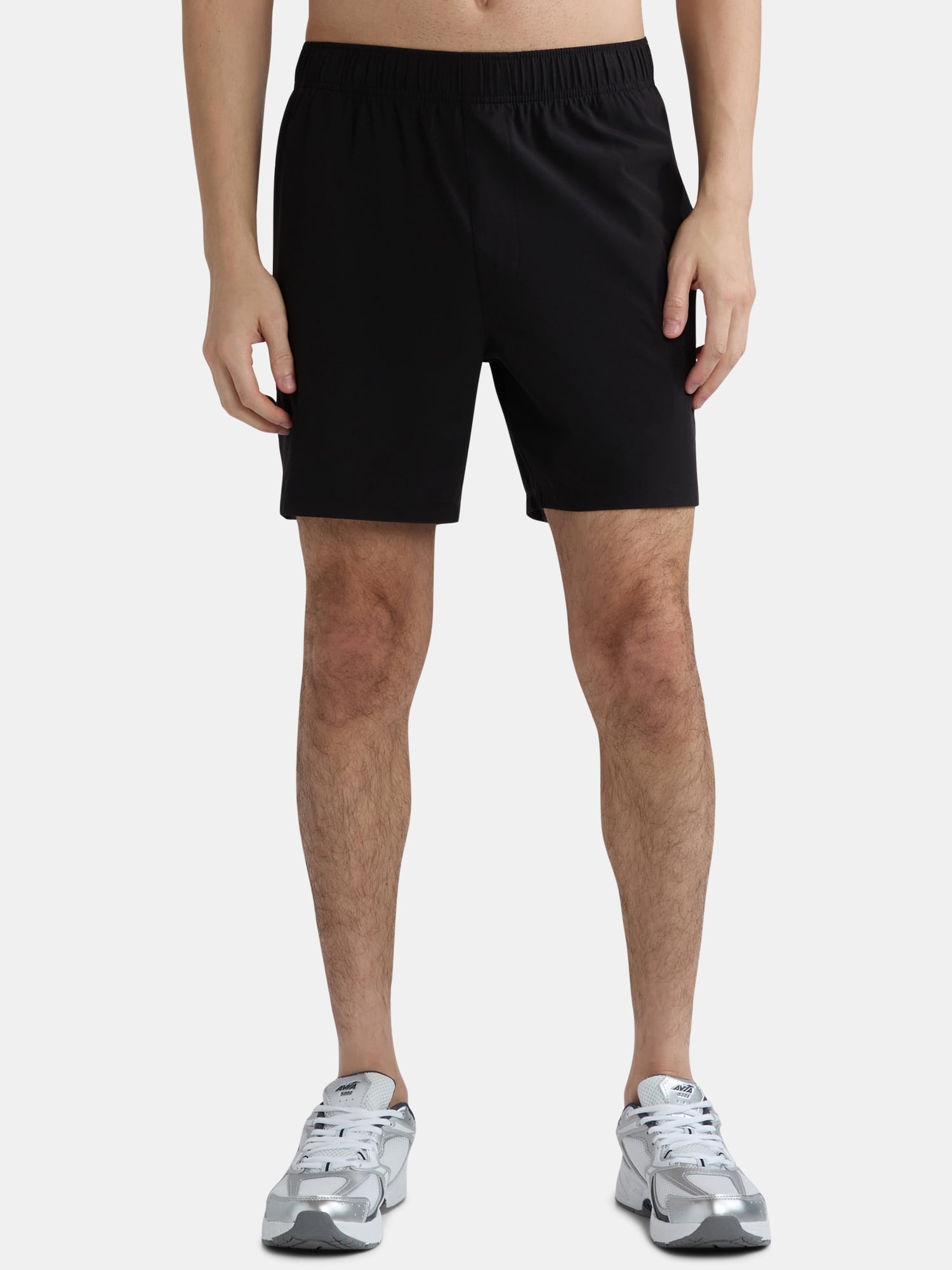 Athletic Works Men's and Big Men's Woven Running Shorts, 6" Inseams, Sizes XS-5XB
