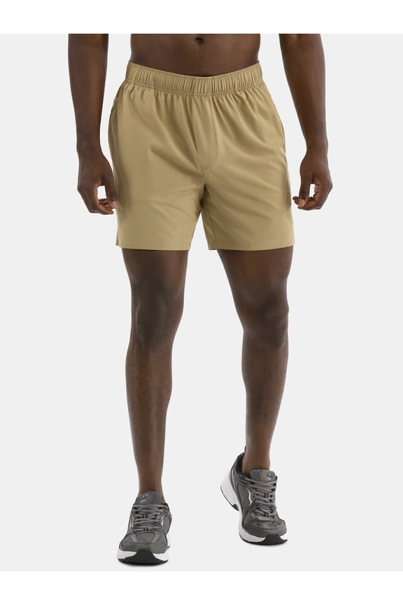 Men's and Big Men's Woven Running Shorts, 6" and 8" Inseams, Sizes XS-5XL