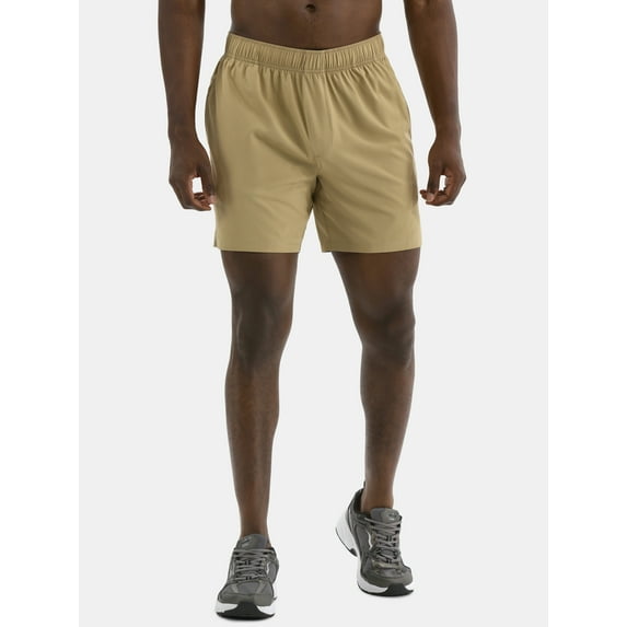 Athletic Works Men's and Big Men's Woven Running Shorts, 6" and 8" Inseams, Sizes XS-5XL