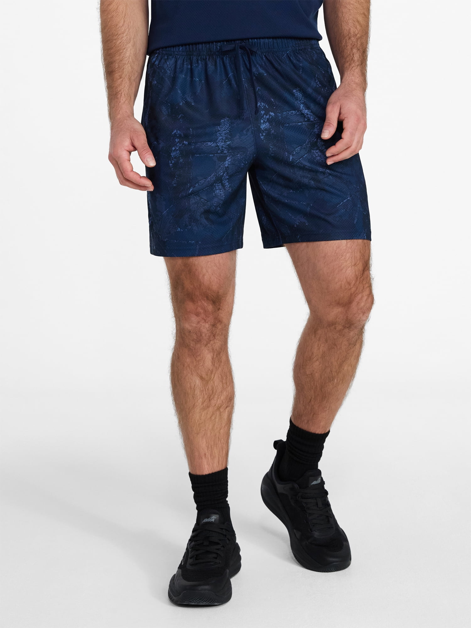Athletic Works Men's and Big Men's Mesh Shorts, 7" Inseam, Sizes S-5XL