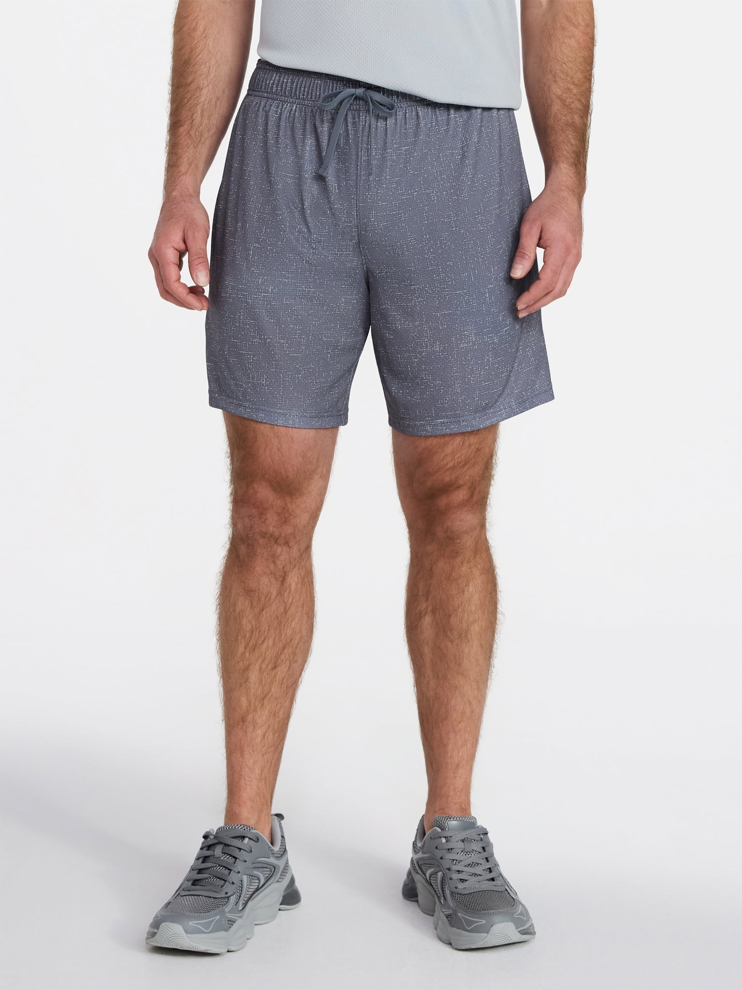 Athletic Works Men's and Big Men's Mesh Shorts, 7" Inseam, Sizes S-5XL