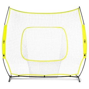 Athletic Works 7 ft. x 7 ft. Hit and Pitch Training Net for Baseball and Softball