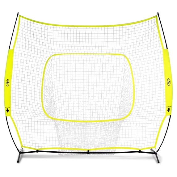 Athletic Works 7 ft. x 7 ft. Hit and Pitch Training Net for Baseball and Softball